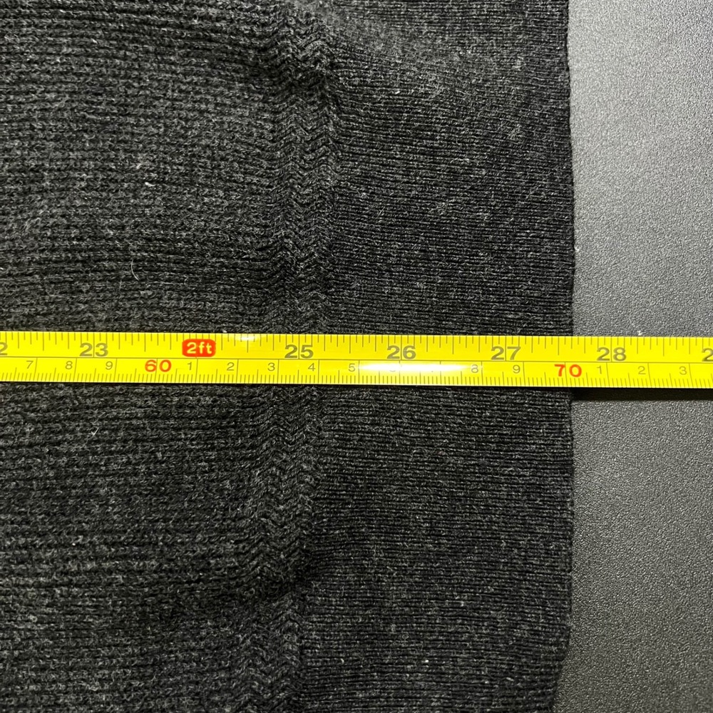 Marc Anthony Charcoal Crewneck Sweater Mens Large Slim Fit Luxe Tuck Stitch Crew - Picture 11 of 12